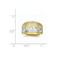 thumbnail image 2 of 10k & Rhodium Ladies Last Supper Ring, 2 of 2