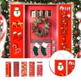 thumbnail image 1 of Vaidha Christmas Decoration Curtain Decoration Couplets Hanging Flags, 1 of 7