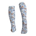 thumbnail image 2 of Bixox Seal Fox Seagull Whales Print Compression Socks,Compression Socks Women & Men Circulation for Medical,Running,Athletic, 2 of 7