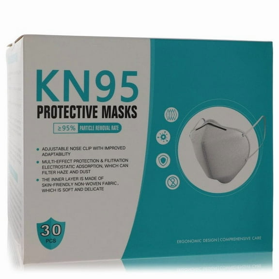 Kn95 Mask Perfume By Kn95 Thirty (30) KN95 Masks, Adjustable Nose Clip, Soft non-woven fabric, FDA and CE Approved (Unisex) 1 size