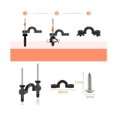 thumbnail image 3 of 4 Pcs Poignées Orange, Poignées de Transport avec Vis, Support Latéral de Transport, Poignée de Transport pour Bateau pour Bagage Extérieur Accessoire de Canot Bateau, 3 of 7
