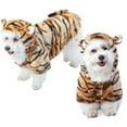 thumbnail image 2 of POINTERTECK Warm Apparel Winter Pet Tiger Costume for Medium  Large Dogs 4 Sizes Choice, 2 of 3