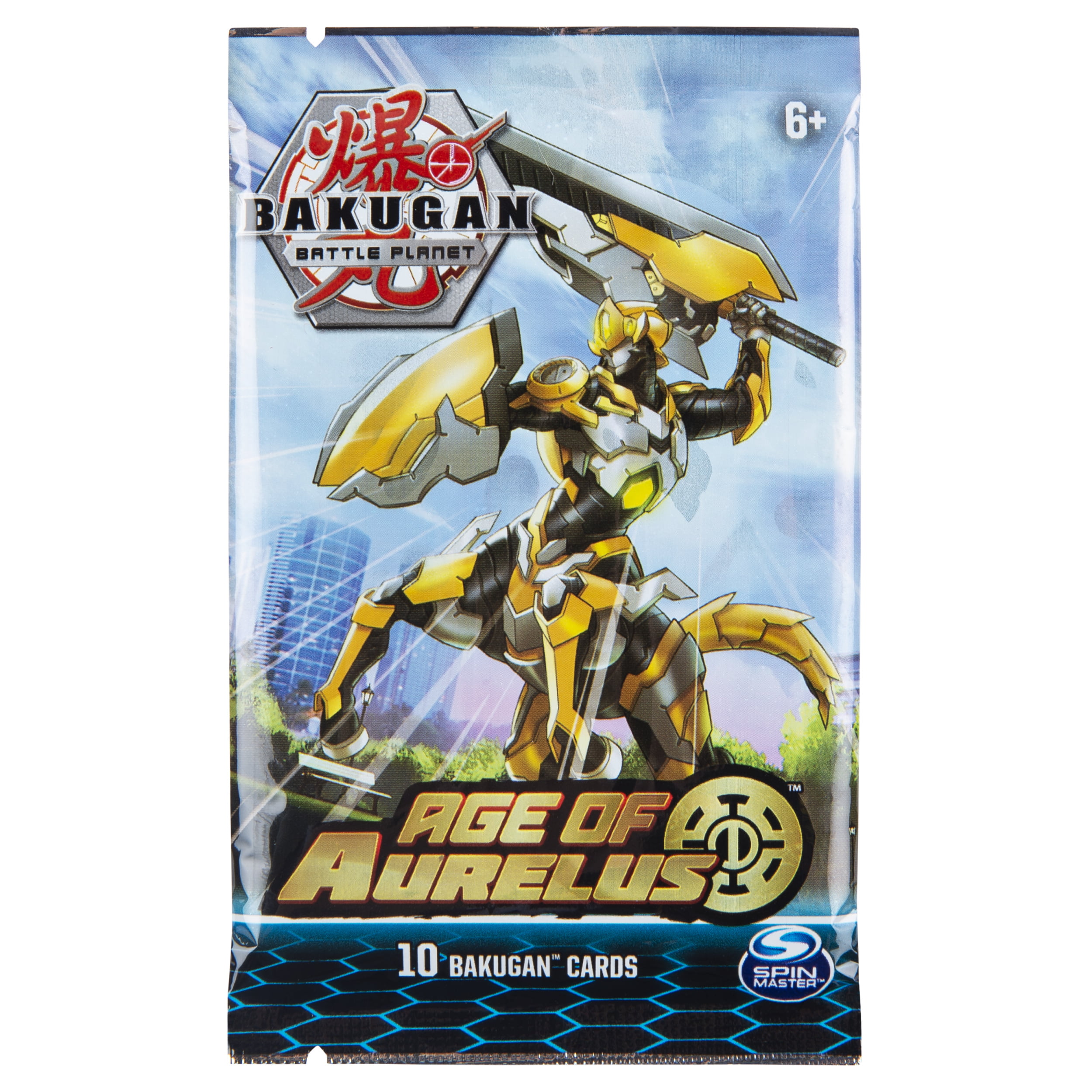 Spin Master Bakugan Battle Brawlers Booster Pack 10 Cards for sale online 