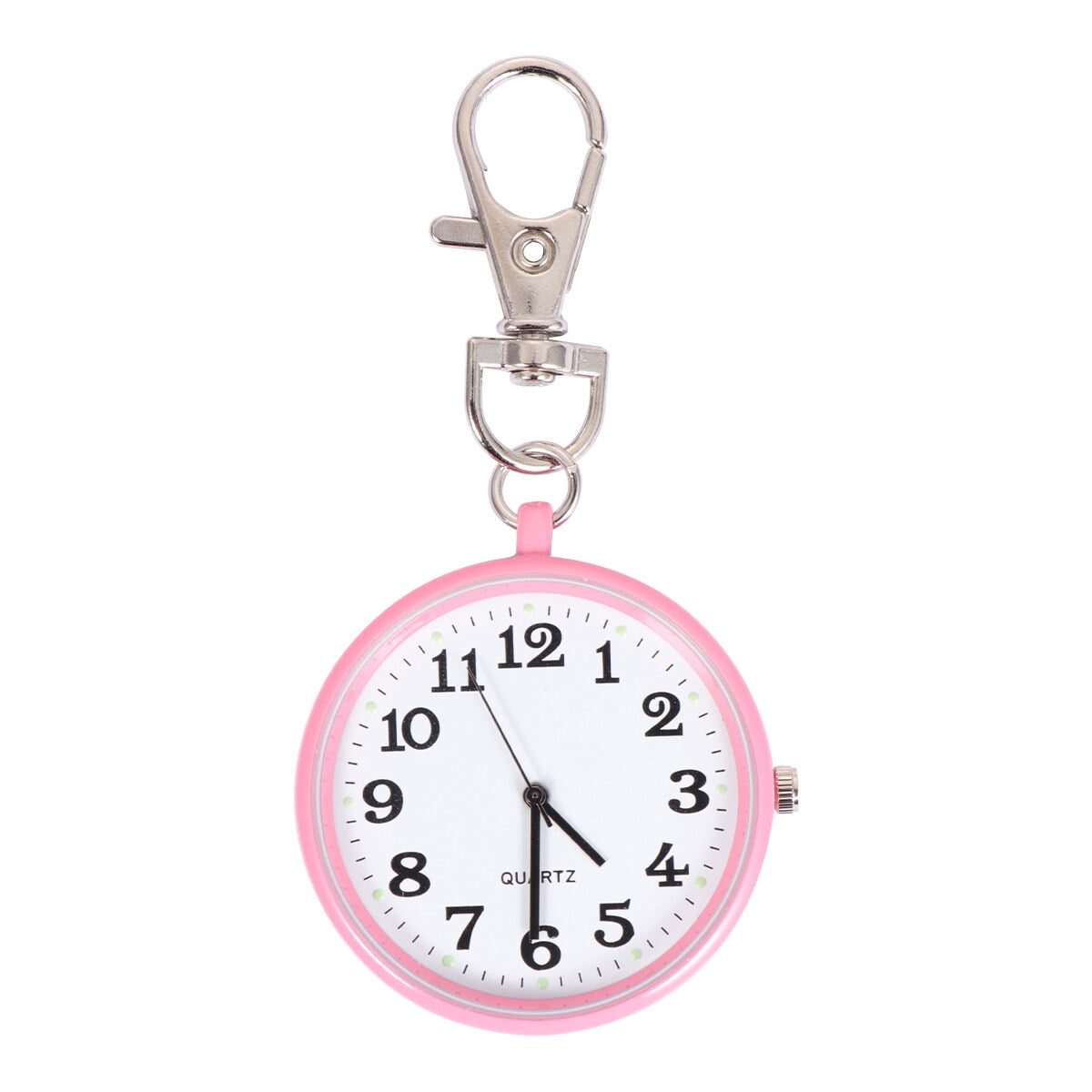 Retro Hanging Pocket Watch Vintage Watch Pendant Chain Necklace Pocket Watch Necklace Pink