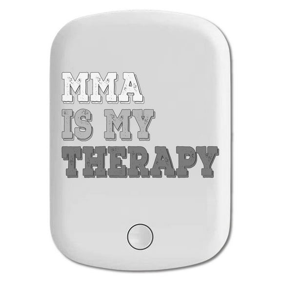 DistinctInk Magnetic Battery Pack, 5000 mAh Wireless Portable Charger with USB-C Cable, Compatible with MagSafe iPhone 14 / 13 / 12 Series - MMA Is My Therapy