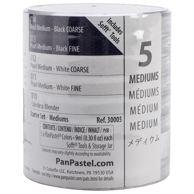 Panpastel Ultra Soft Artist Pastel Set 9Ml 5/Pkg-Pearl Mediums