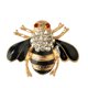 thumbnail image 1 of Abeja broche esmalte lindo exquisito diamantonismo encantador romántico vendimia pechuga de la vendimia día de San Valentín broches para mujer regalo de joyería negro Noticed AP004693-02, 1 of 7