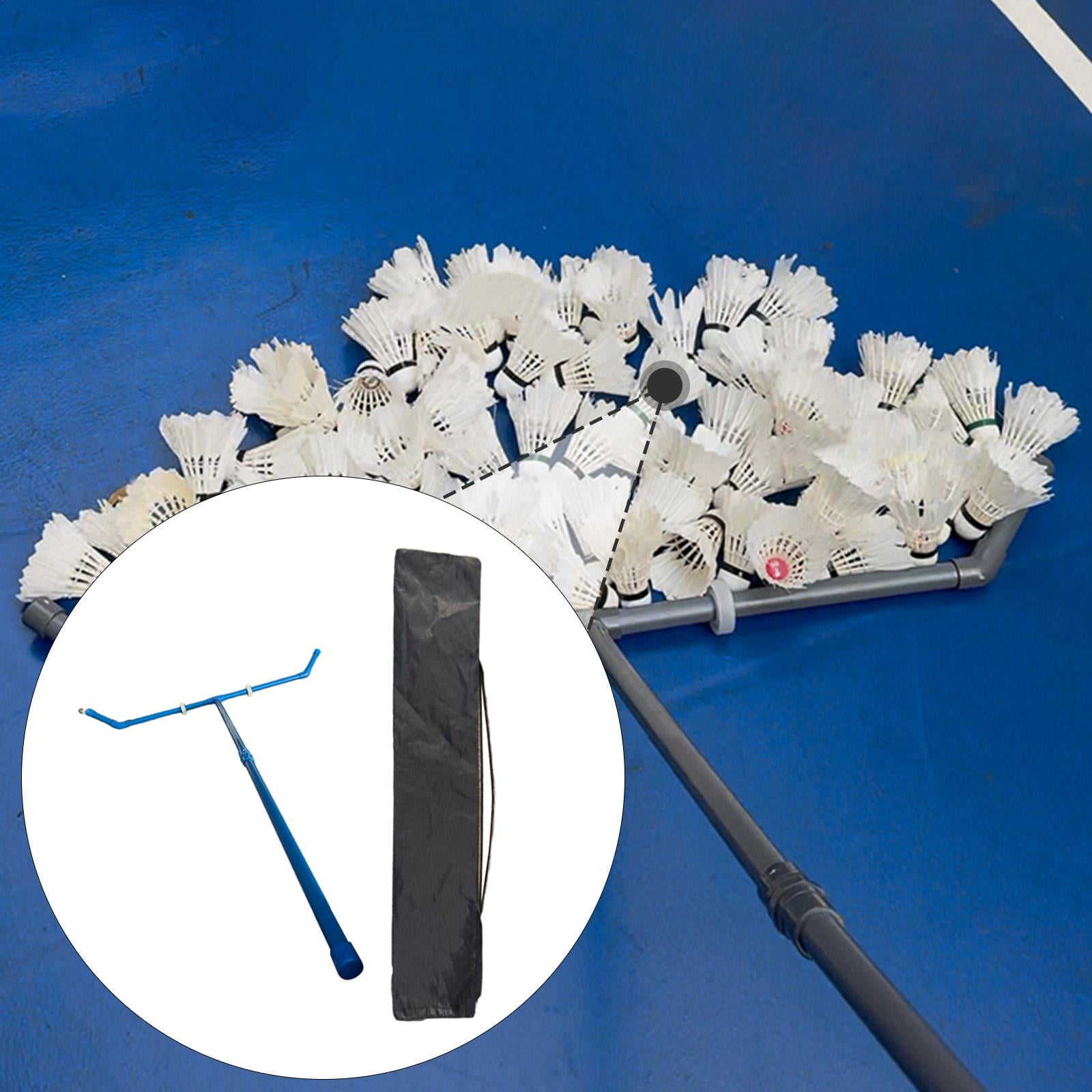 harayaa Badminton Ball Collector Removable Sweeping Machine for Park Venues Backyard blue