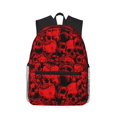 thumbnail image 1 of Easygdp Red Skulls 3 Mochila Casual para Portátil, Mochila para Escuela, Viajes, Negocios, 1 of 6
