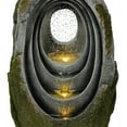 thumbnail image 4 of Alpine Corporation 32"H 4-Tier Layer Oval Rainforest Fountain w/LED Lights, 4 of 11