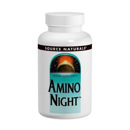 Source Naturals Amino Night, Potent Nighttime Amino Acid Formula, 60 Tablets