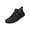 Black, variant on Mens Leather Ankle Boots Orthopedic Shoes Waterproof High Top Leather Slip on Trendy Lightweight Comfortable Running Walking Shoes Outdoor Slip on Booties for Hiking Camping Driving