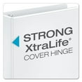 thumbnail image 4 of Cardinal Performer ClearVue Slant-D Ring Binder, 3" Cap, 11 x 8 1/2, White, 4 of 5