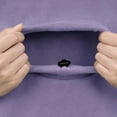 thumbnail image 3 of lcziwo Cat Hoodie for Women with Zipper Pouch Pet Hoodies Oversized Dog Carrier Hooded Sweatshirt with Carrying Pockets 2026 Purple,L, 3 of 8