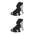 thumbnail image 4 of Destyer Pet Shop Window Wall Decor To Instantly Change Look Of Room PVC Cute Dog Silhouette Wall Stickers Easy To Apply Remove 2Set, 4 of 6