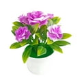 thumbnail image 2 of Potted Plant Lifelike Artificial Plastic Simulation Flowers Pot for Home, 2 of 8