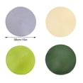 thumbnail image 4 of Manteles individuales redondos duraderos y elegantes Cateissary 4 unids/set Hardware verde negruzco, 4 of 6