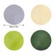 thumbnail image 4 of Manteles individuales redondos duraderos y elegantes Cateissary 4 unids/set Hardware verde negruzco, 4 of 6
