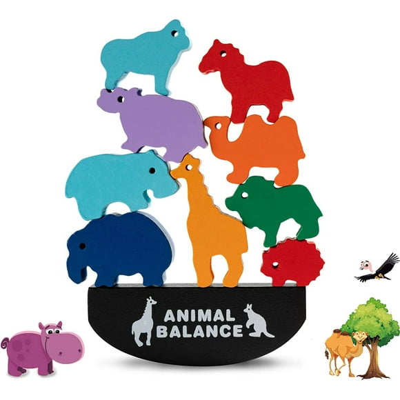Juguete apilable HUOGUO Animal Dinosaur para niños de 1 a 3 años