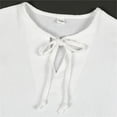 thumbnail image 6 of Adeawade Kids Tops For Boy 2-3 Years Round Neck T Shirt Hallomas Scottish Jacobite Shirts Aissance Pi Rate Long Sleeve Lace Up Shirt Relax Fit Boy Clother White, 6 of 7
