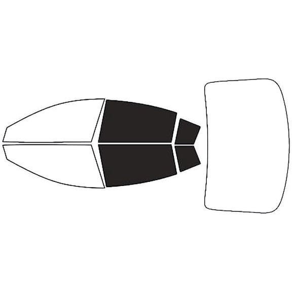 Avery Dennison NR Nano Ceramic IR Window Tint Kit Compatible with Mazda Mazda6 2014-2021 - Back