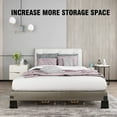 TiokMc Set of 4 Riser Adjustable 4 inch Bed Lifts, Bed Furniture Riser
