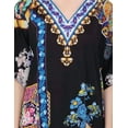thumbnail image 3 of Miss Lavish London Women Kaftans Dresses, Black L, 3 of 6