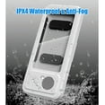 thumbnail image 3 of HomFairy Waterproof Phone Case with Built-in Speaker, Wireless Bluetooth Speaker for Shower, Anti-Fog Retractable Screen Touch Shower Phones Case Mount Speakers, 3 of 6