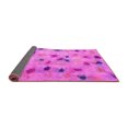 thumbnail image 2 of Ahgly Company Indoor Rectangle Abstract Pink Contemporary Area Rugs, 4' x 6', 2 of 4