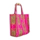 thumbnail image 3 of Bolsa acolchada de algodón reversible hecha a mano multicolor, 3 of 5