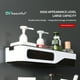 thumbnail image 4 of Estante De Plástico Para Ducha De Baño Y Cocina, Cesta De Succión, Estante Caddy, Estante De Baño De Lujo Montado En La Pared sonducket HA025740-02, 4 of 5