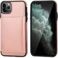 thumbnail image 3 of REQO iPhone 11 Pro Max Wallet Case Credit Card Holder, Premium Leather Kickstand Durable Shockproof Protective Cover iPhone 11 Pro Max 6.5 Inch(Rose Gold), 3 of 7
