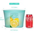 thumbnail image 3 of Fzhanc Sacs de Congélation Réutilisables Taille Quart, Lot de 4, Sacs de Rangement Alimentaires en Silicone 100 % Ziplock Réutilisables, Sacs à Sandwich, Micro-Ondes Lave-Vaisselle Sûrs, Aqua, 33.8fl.oz, 3 of 4