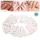 thumbnail image 4 of Pegatinas de U?as, 50 Hojas de Flores Mixtas de la Mariposa Nail Art Etiqueta Engomada de la Transferencia de Agua del U?as DIY Calcomanías, Estampas Navide?as U?as Para Uñas Octpeak  NO, 4 of 7