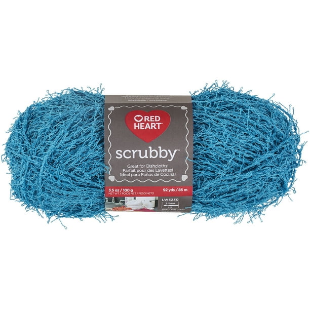 Red Heart Scrubby Yarn, (85g/3oz), Ocean