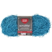 Red Heart Scrubby 4 Medium Polyester Yarn, Ocean 3.5oz/100g, 92 Yards
