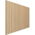 thumbnail image 3 of Ekena Millwork 47"H x 1/4"T Adjustable Wood Slat Wall Panel Kit with 2"W Slats, Maple (contains 22 Slats), 3 of 7