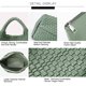 thumbnail image 5 of Bolso tejido para mujer, bolso de mano de cuero vegano, bolso grande de viaje de playa de verano y bolso de hombro retro hecho a mano, 5 of 5
