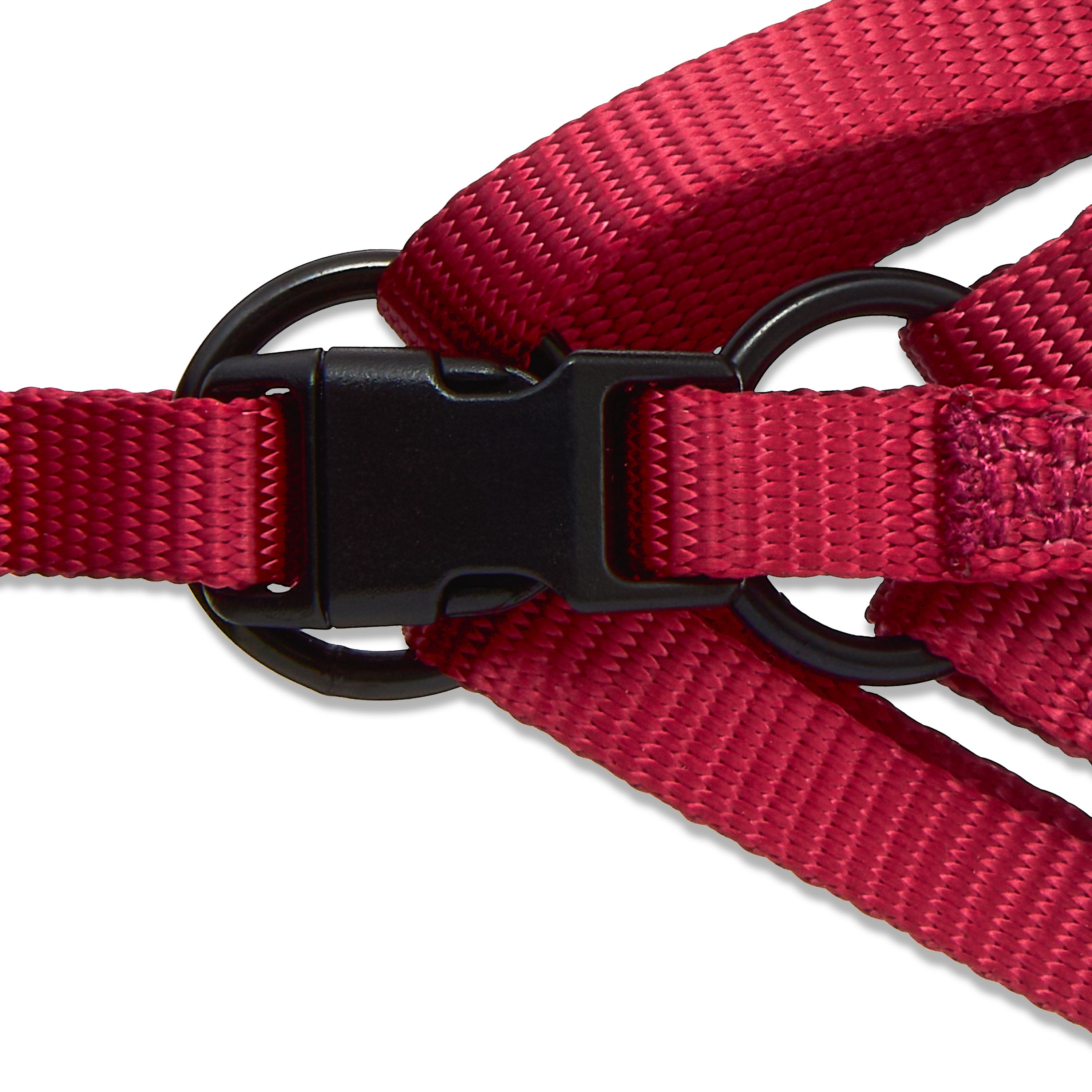 Vibrant Life Polyester Adjustable Step-in Dog Harness, Red, S