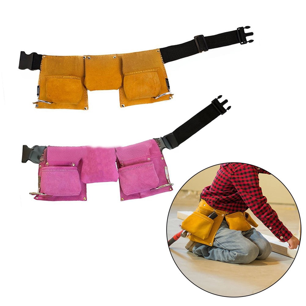 OFKPO Children's Leather Tool Belt, Kids Leather Working Tool Bag Child OFKPO Children's Leather Tool Belt, Kids Leather Working Tool Bag Child