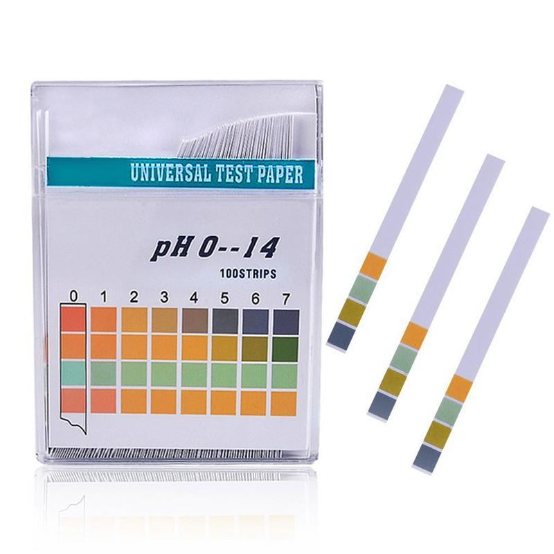 EasyULT PH Test Strips Full Range 1-14 pH Test Paper Litmus Testing Strips for Water 1 Pack Home Water Test Kit for Drinks