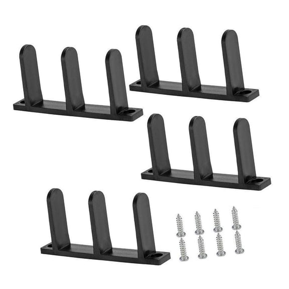 Heavy Type Cabinet Door Floor Guide Track With Mounting Screws For Side Wall