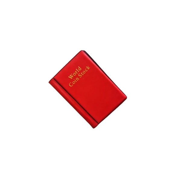 Cateissary Almacenamiento de billetes, bolsillos para libros, carpeta para monedas, colección de álbumes de billetes, hojas de colección, capacidad Almacenamiento y organización del hogar Rojo Cateissary HA074053-02