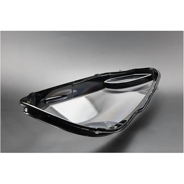 Car Front Headlamp Cover Compatible For Benz W205 C-Class 2019-2021 Transparent Glass Lampshade Headlight Shell Headlamp Lens(Left and Right)