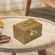 thumbnail image 5 of Caja de ahorros de madera con asa superior Caja de té de madera Recuerdo Caja de almacenamiento de contraseña retro Caja organizadora de, 5 of 8