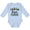 AE-Light Blue, variant on Inktastic Buon Natale Festive Christmas Trees Boys or Girls Long Sleeve Baby Bodysuit