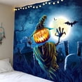 thumbnail image 4 of Fondo de decoración de pared de Halloween, tapiz de cubierta de pared de fiesta de Halloween, decoración de Bar en casa, tapiz de decoración del hogar, 4 of 4
