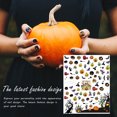 thumbnail image 4 of Art Sticker Nail Nail Witch Bat Pumpkin Halloween Decal, 4 of 7