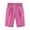 Hot Pink, variant on Women's Summer Large Size Shorts Linen High Waist Straight Five Points Pants Drawstring Elastic Shorts