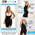 thumbnail image 6 of Women's InstantFigure MD202 InstantRecoveryMD UnderBust Bodyshort w/ Front Zip (Nude S), 6 of 9